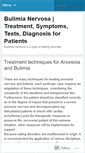 Mobile Screenshot of bulimiatreatment.wordpress.com