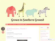 Tablet Screenshot of growninsouthernground.wordpress.com