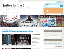 Tablet Screenshot of justiceforthe5.wordpress.com