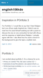 Mobile Screenshot of english106kdo.wordpress.com