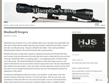 Tablet Screenshot of hjsoptics.wordpress.com