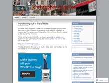 Tablet Screenshot of chrisminglee.wordpress.com