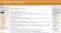 Desktop Screenshot of muhabbetfedaileri.wordpress.com