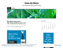 Tablet Screenshot of guiabaco.wordpress.com