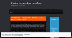 Desktop Screenshot of electronicbrainedgement.wordpress.com