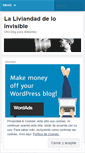 Mobile Screenshot of laliviandadeloinvisible.wordpress.com