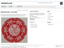 Tablet Screenshot of modernluxe.wordpress.com