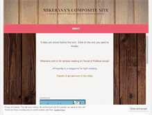 Tablet Screenshot of mikerana.wordpress.com
