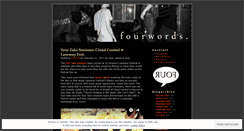 Desktop Screenshot of fourwordsnight.wordpress.com