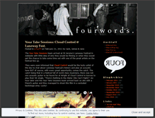 Tablet Screenshot of fourwordsnight.wordpress.com