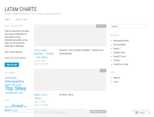 Tablet Screenshot of latamarketingcharts.wordpress.com