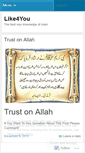 Mobile Screenshot of like4you.wordpress.com