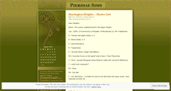 Desktop Screenshot of pieridaesims.wordpress.com