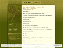 Tablet Screenshot of pieridaesims.wordpress.com