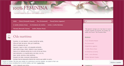 Desktop Screenshot of feminina.wordpress.com