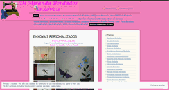 Desktop Screenshot of dimirandabordados.wordpress.com