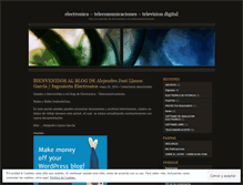 Tablet Screenshot of electronico.wordpress.com