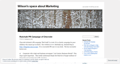 Desktop Screenshot of marketingdoor.wordpress.com