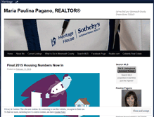 Tablet Screenshot of paulinapagano.wordpress.com