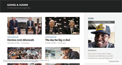 Desktop Screenshot of goingahamm.wordpress.com