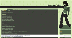 Desktop Screenshot of meyzhaaar.wordpress.com