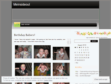 Tablet Screenshot of meinsideout.wordpress.com