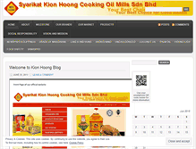 Tablet Screenshot of kionhoong.wordpress.com