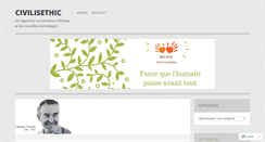 Desktop Screenshot of civilisethic.wordpress.com