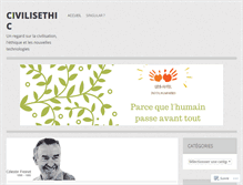 Tablet Screenshot of civilisethic.wordpress.com