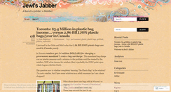 Desktop Screenshot of jewlsjabber.wordpress.com