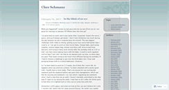 Desktop Screenshot of chezschmanz.wordpress.com