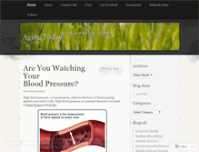 Tablet Screenshot of gracefullyagingtoday.wordpress.com