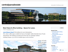 Tablet Screenshot of centralparealestate.wordpress.com