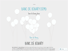 Tablet Screenshot of cdn.bancdebinarydemo.wordpress.com