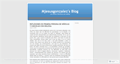 Desktop Screenshot of mjesusgonzalez.wordpress.com