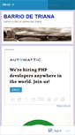 Mobile Screenshot of barriodetriana.wordpress.com