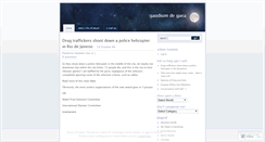 Desktop Screenshot of gaudiumdegaea.wordpress.com