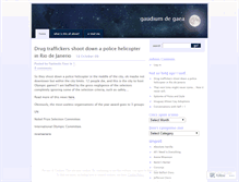 Tablet Screenshot of gaudiumdegaea.wordpress.com