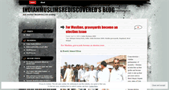 Desktop Screenshot of indianmuslimsrediscovered.wordpress.com