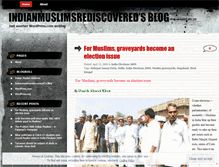 Tablet Screenshot of indianmuslimsrediscovered.wordpress.com