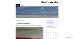 Desktop Screenshot of bblop.wordpress.com