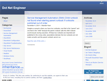 Tablet Screenshot of dotnetengineer.wordpress.com