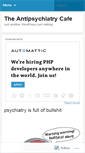 Mobile Screenshot of antipsychiatrycafe.wordpress.com