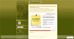 Desktop Screenshot of harithakottamachu.wordpress.com