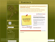 Tablet Screenshot of harithakottamachu.wordpress.com