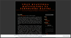 Desktop Screenshot of kvantniracunalnik.wordpress.com