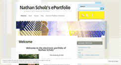 Desktop Screenshot of nathanscholzeportfolio.wordpress.com