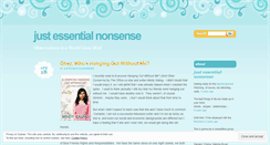 Desktop Screenshot of justessentialnonsense.wordpress.com