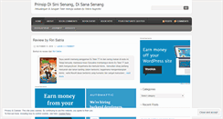 Desktop Screenshot of disinisenangdisanasenang.wordpress.com