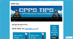 Desktop Screenshot of cppstips.wordpress.com